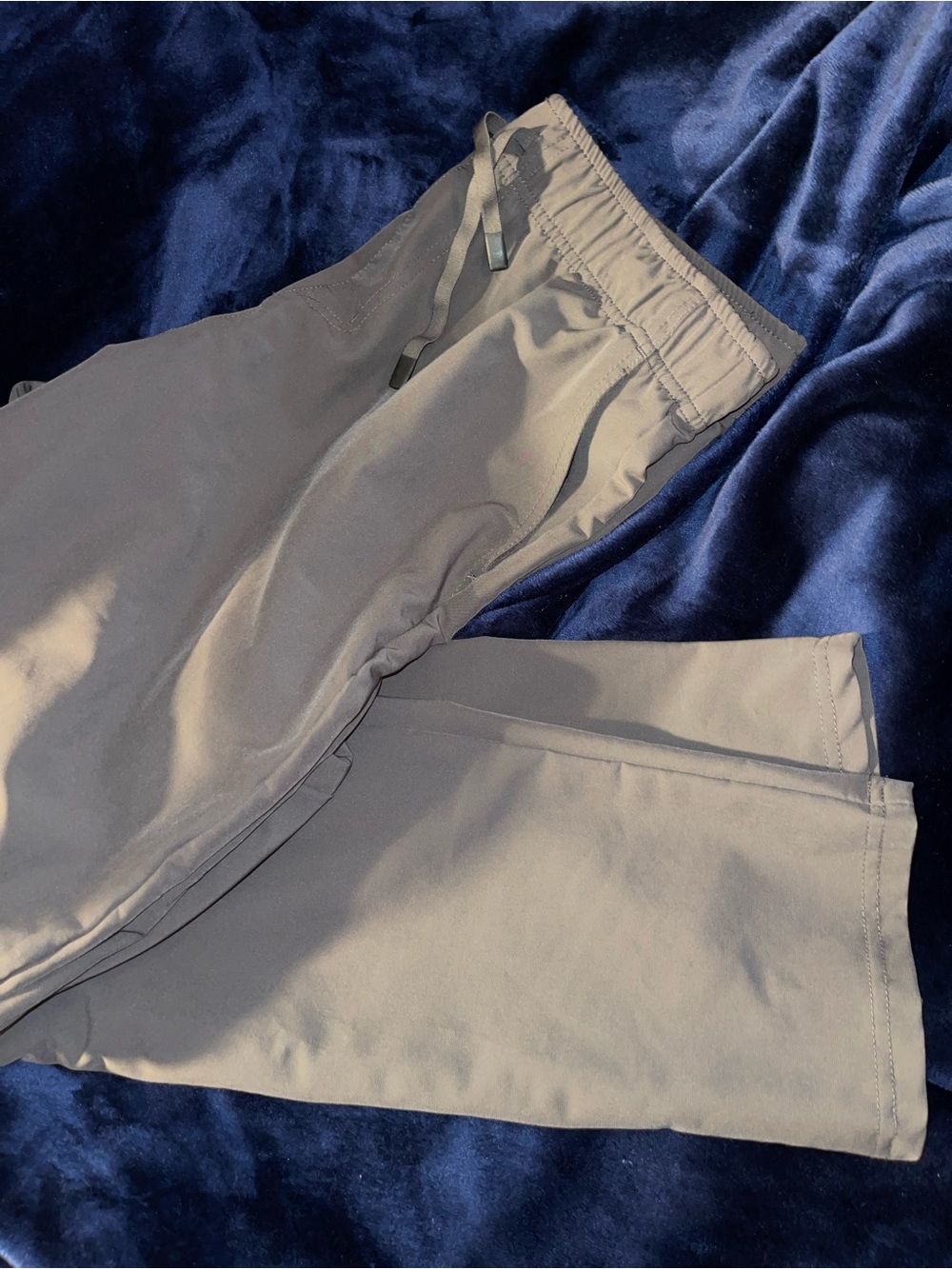 London Fog Men's Gray Elastic Waist Supply Pant